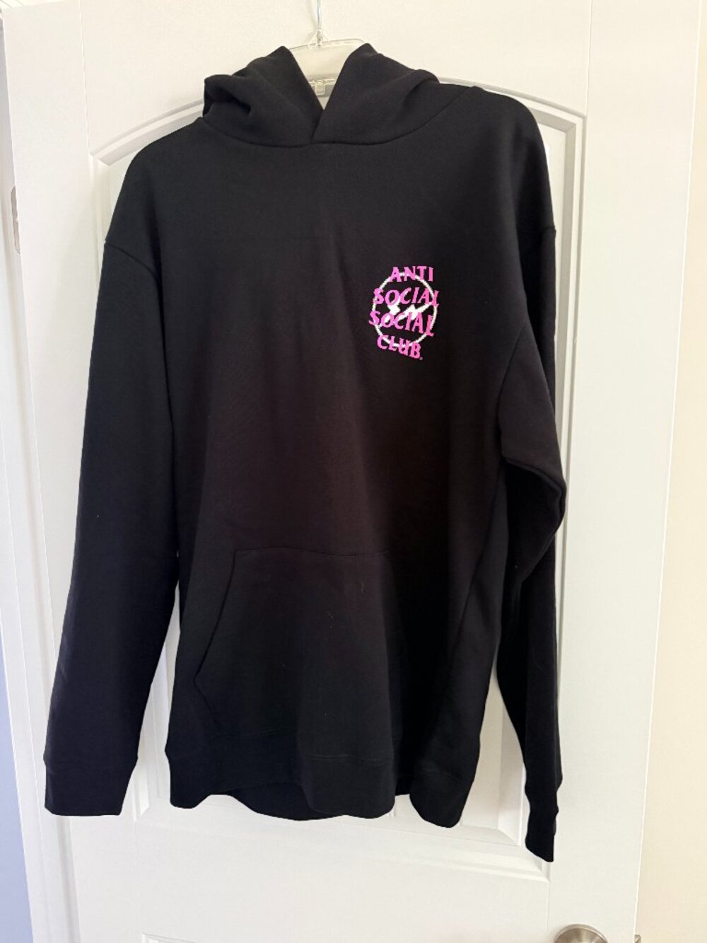 Brand New Anti Social Social Club x Fragment Design Half Tone Logo Hoodie - M/L